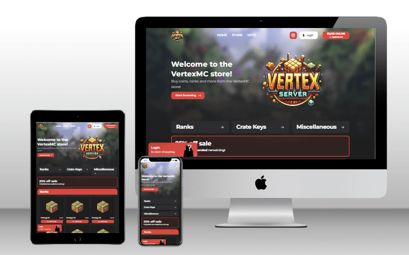 Vertex Tebex store